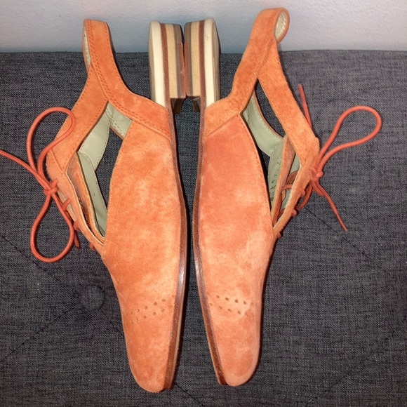 Samantha 1000 Wolverine oxford sling backs - Picture 6 of 9